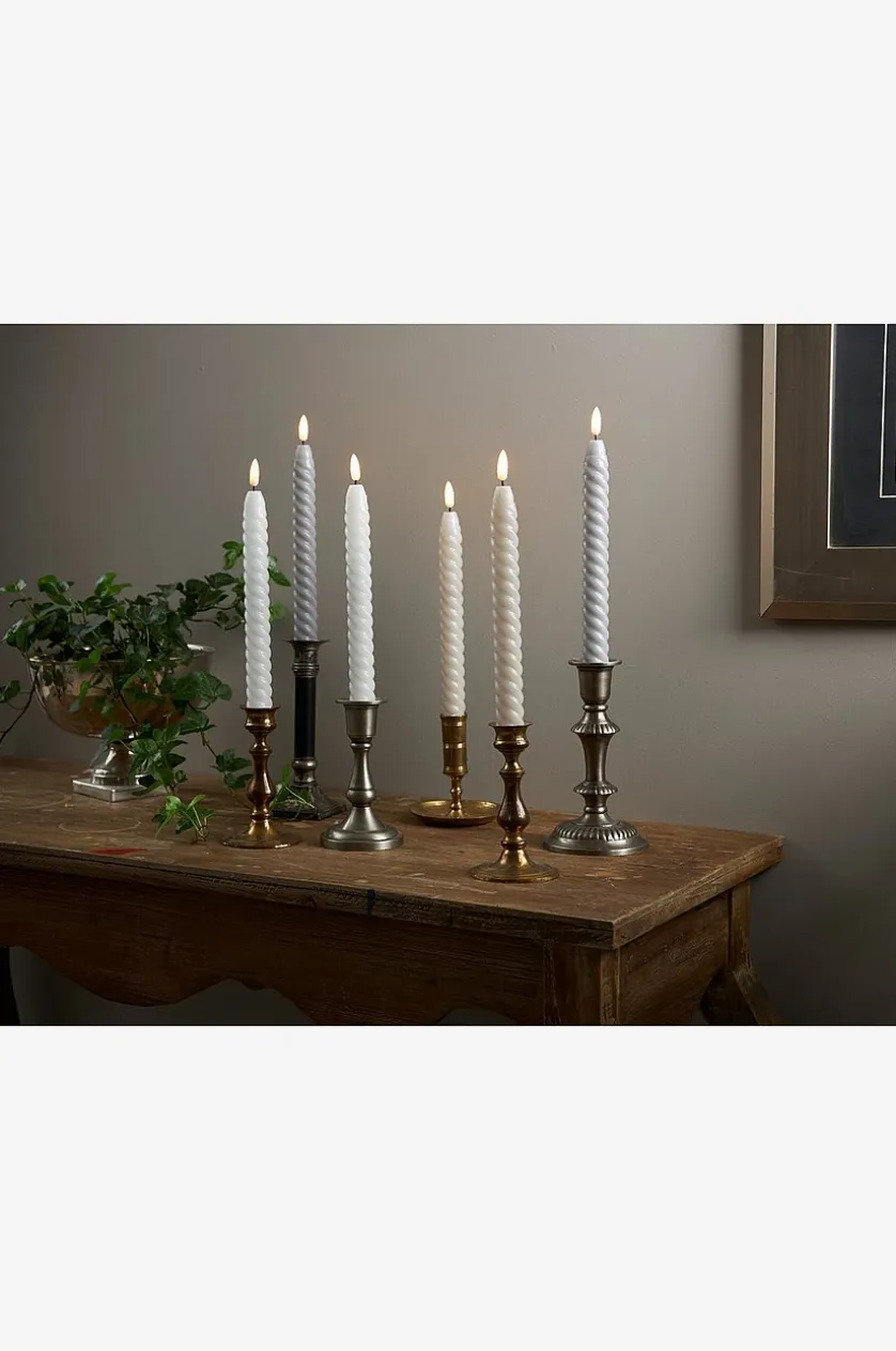 Antiklys Flamme Swirl LED 2p