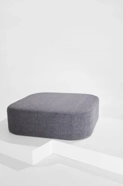 Ava stor puf i bouclé 100x100 cm