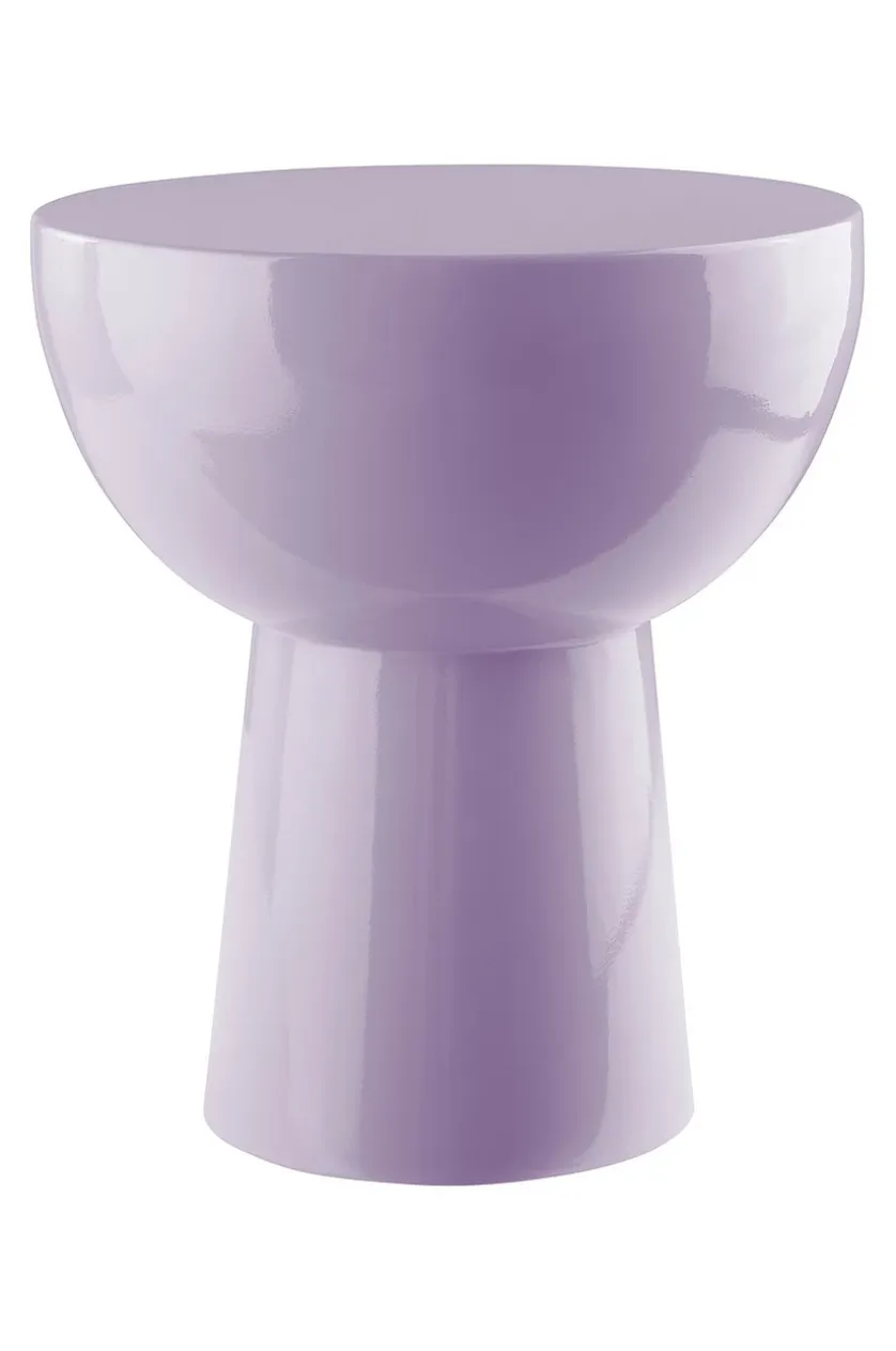 BALIS GLOSSY rundt sidebord