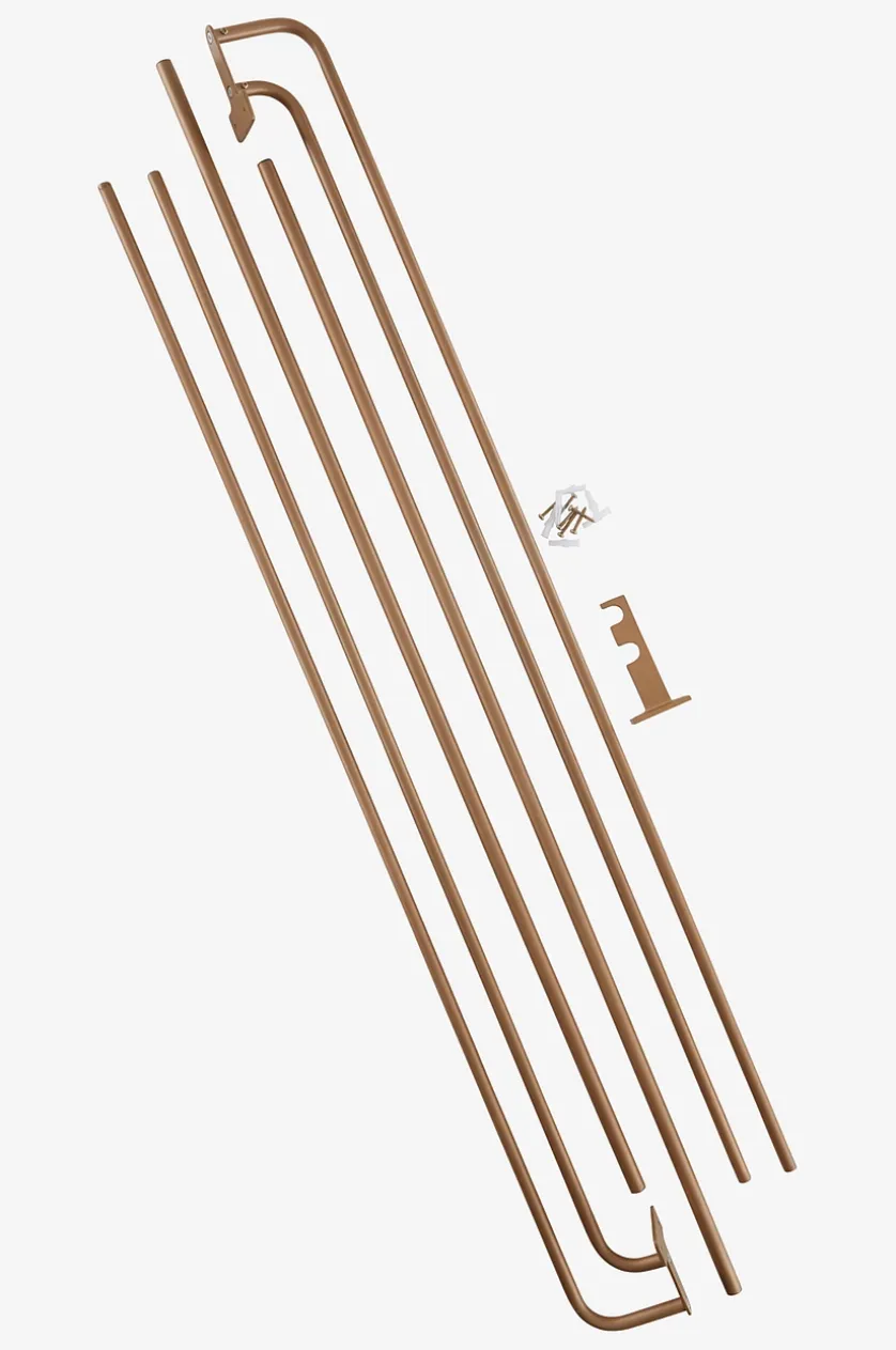 BAY gardinstang dobbelt 277-396 cm