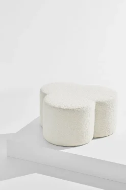 Bodhi puf i bouclé ø 70 cm