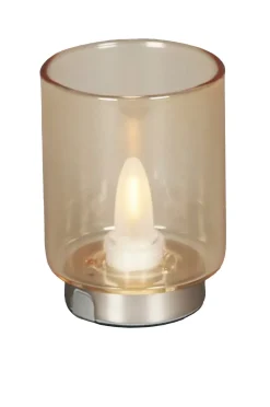 B/O Led-lys med glas 11 cm