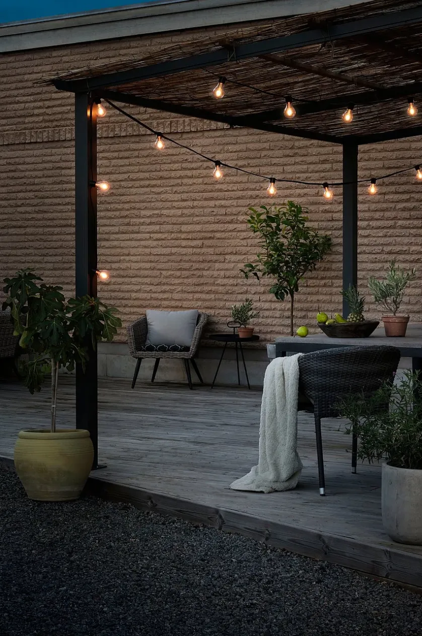B/O lyskæde 10 LED Solpanel
