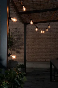 B/O lyskæde 10 LED Solpanel