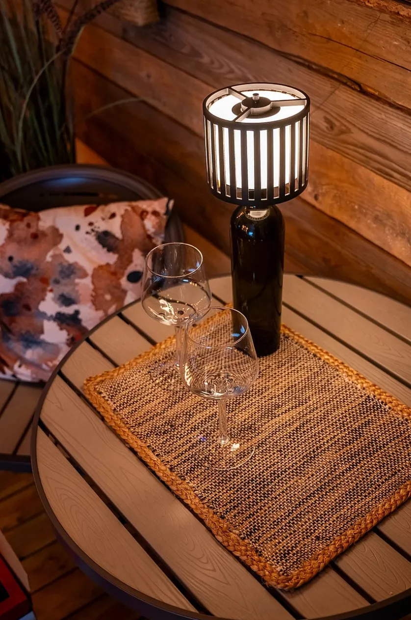 BOTTLE bordlampe genopladelig udendørs