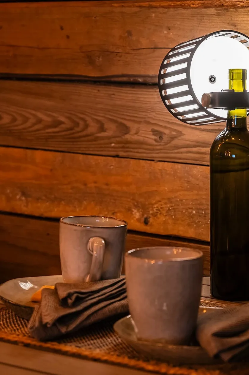 BOTTLE bordlampe genopladelig udendørs