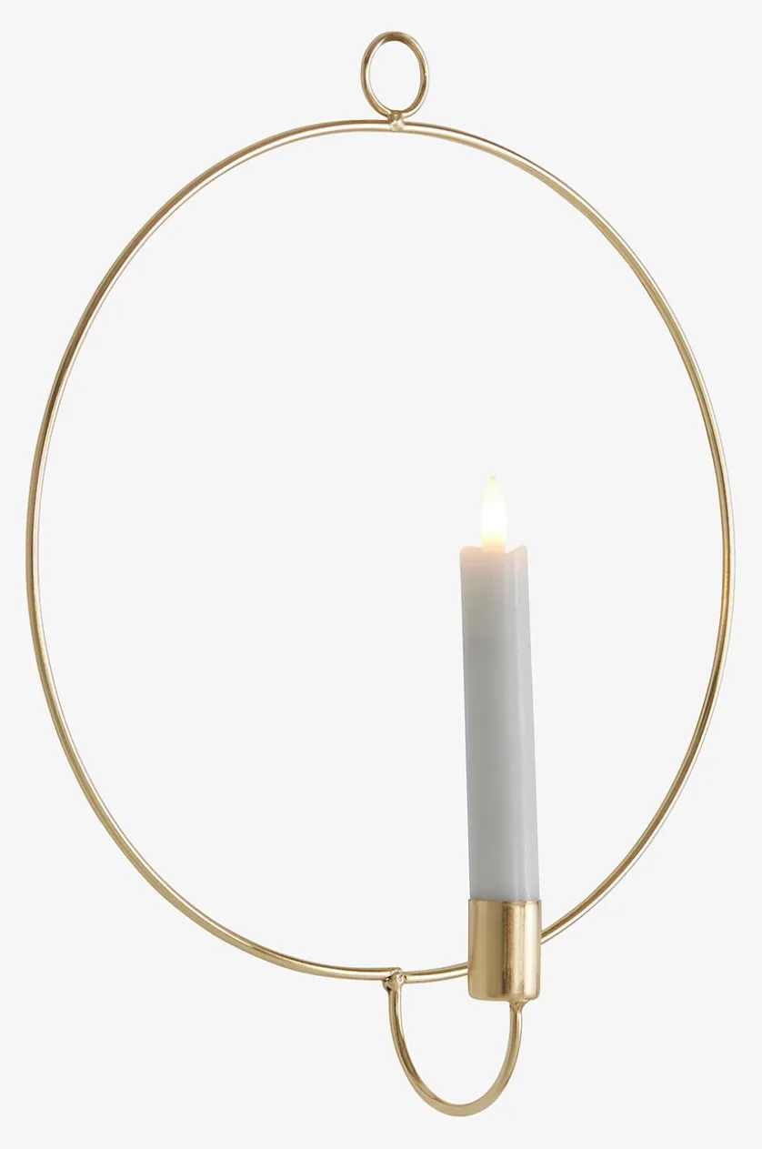 CANDLE RING vægdekoration inkl. LED-lys