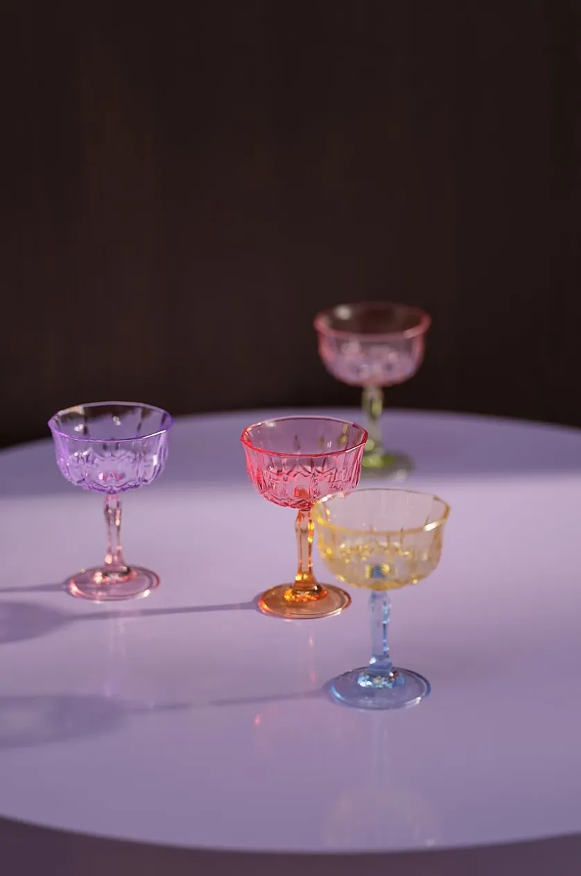 CRANBERRY cocktailglas 4-pakning
