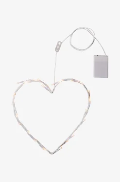 CRISPY HEART LED krans 27 cm