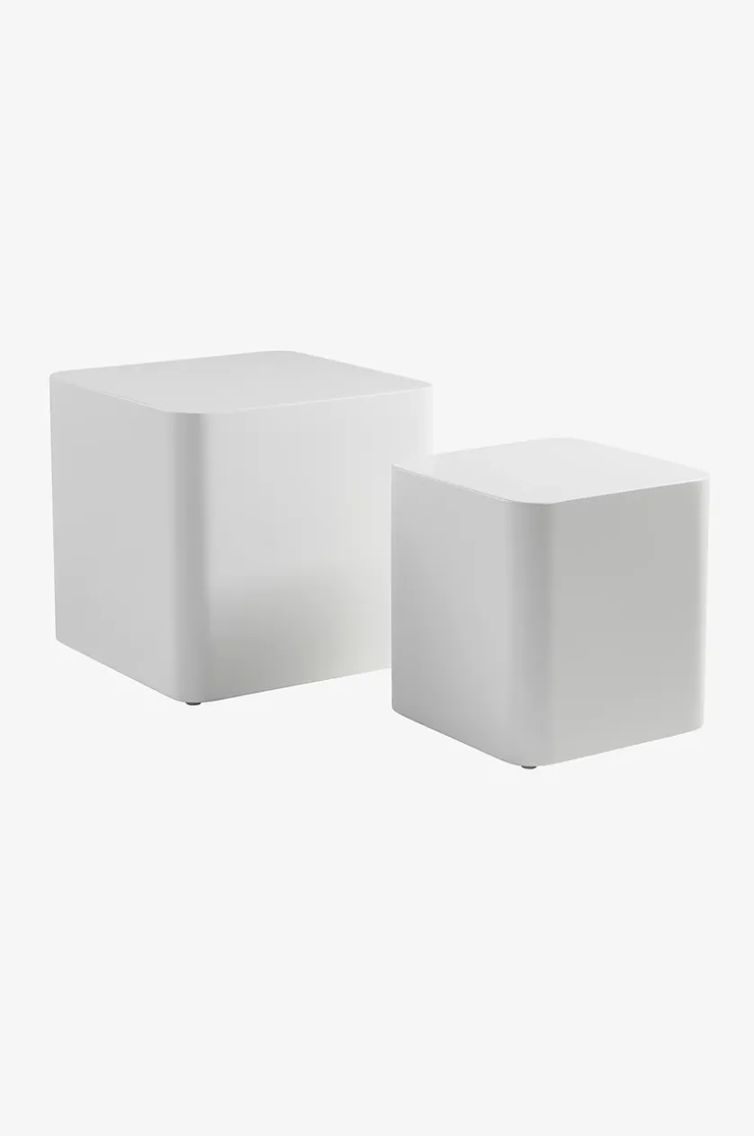 CUBO sidebord 2-pak 30x30 cm, 40x40 cm