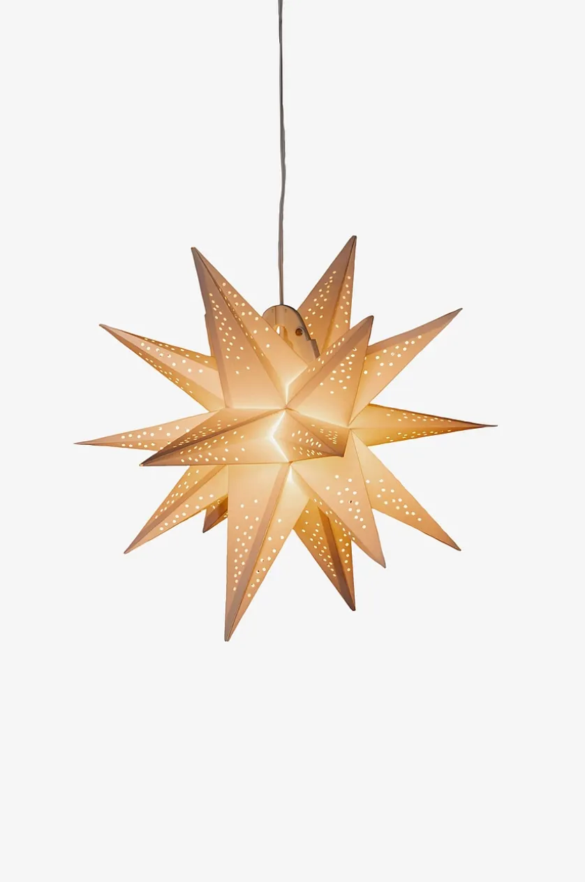 3D Papirstjerne LED højde 45 cm