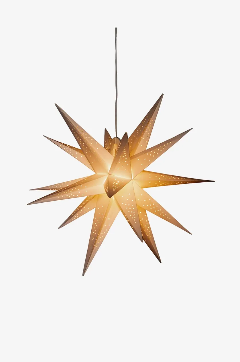 3D Papirstjerne LED højde 60 cm