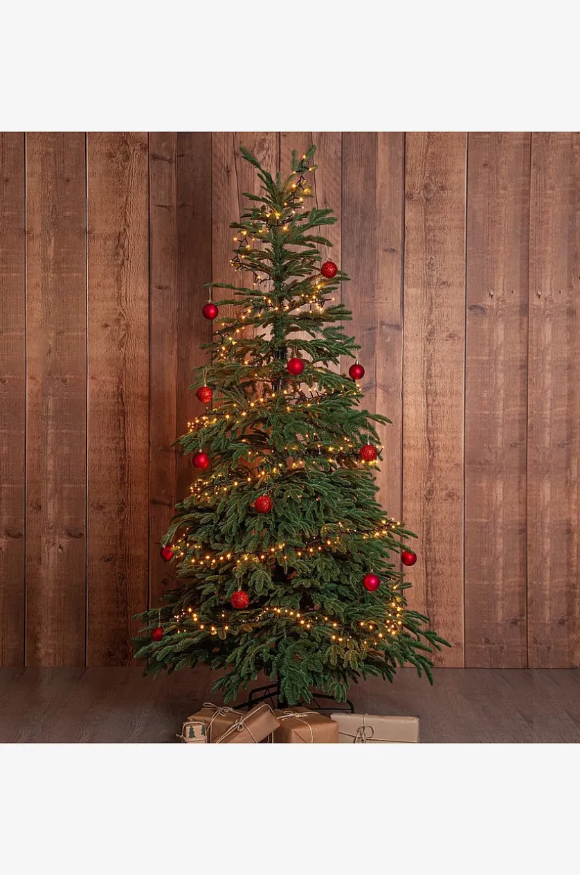 EDANE juletræ naturtro udendørs højde 210 cm