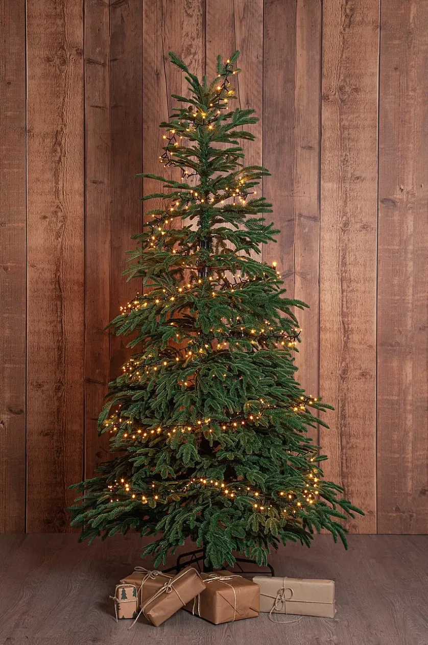 EDANE juletræ naturtro udendørs højde 210 cm