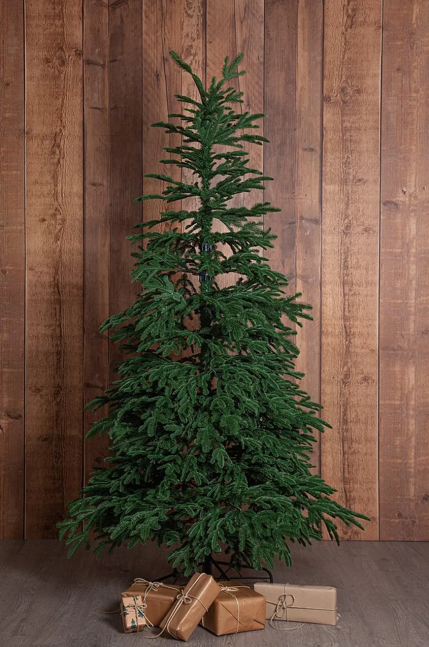 EDANE juletræ naturtro udendørs højde 210 cm