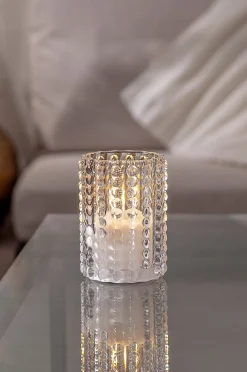 FLAMME DOTTY batteridrevet stearinlys