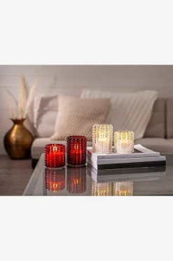 FLAMME DOTTY batteridrevet stearinlys