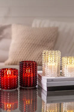 FLAMME DOTTY batteridrevet stearinlys