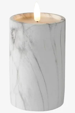 FLAMME MARBLE bloklys LED 15 cm