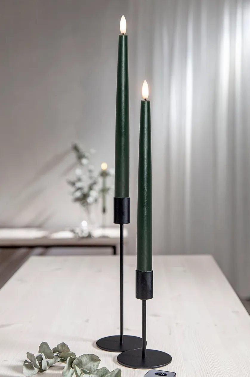FLAMME SLIM batteridrevet stearinlys 2-pak 28 cm