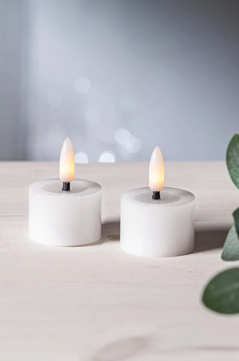 FLOW batteridrevet fyrfadslys ø 4 cm 2-pak