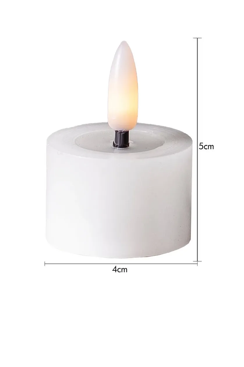 FLOW batteridrevet fyrfadslys ø 4 cm 2-pak