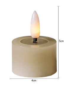 FLOW batteridrevet fyrfadslys ø 4 cm 2-pak