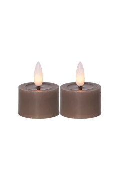 FLOW batteridrevet fyrfadslys ø 4 cm 2-pak