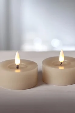 FLOW batteridrevet fyrfadslys ø 7 cm 2-pak