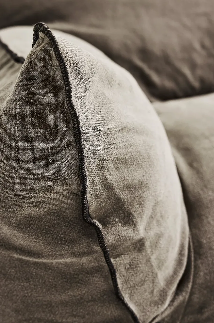Gia sofa i hør, 3,5-pers.