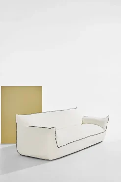 Gia sofa i hør, 3,5-pers.