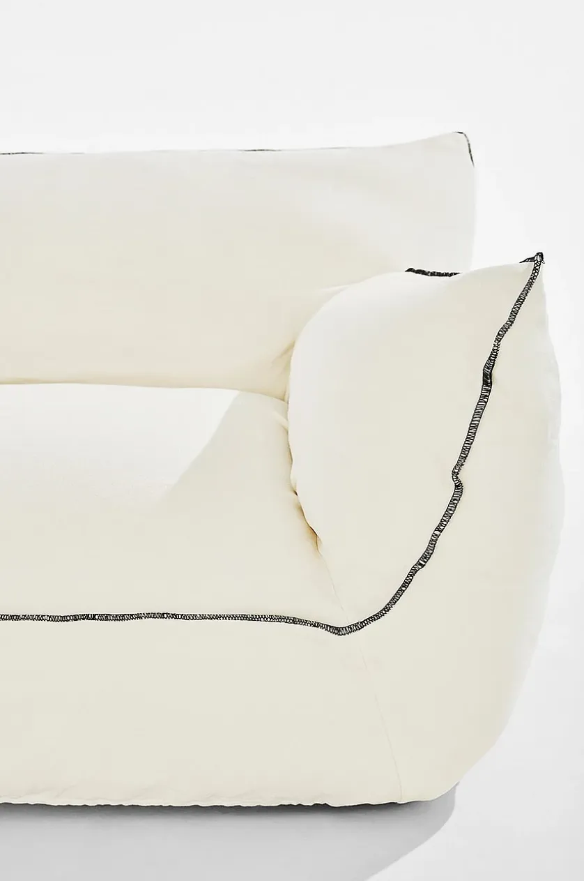 Gia sofa i hør, 3,5-pers.