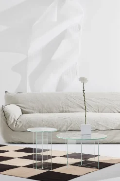 Iris sidebord i glas ⌀ 35 cm