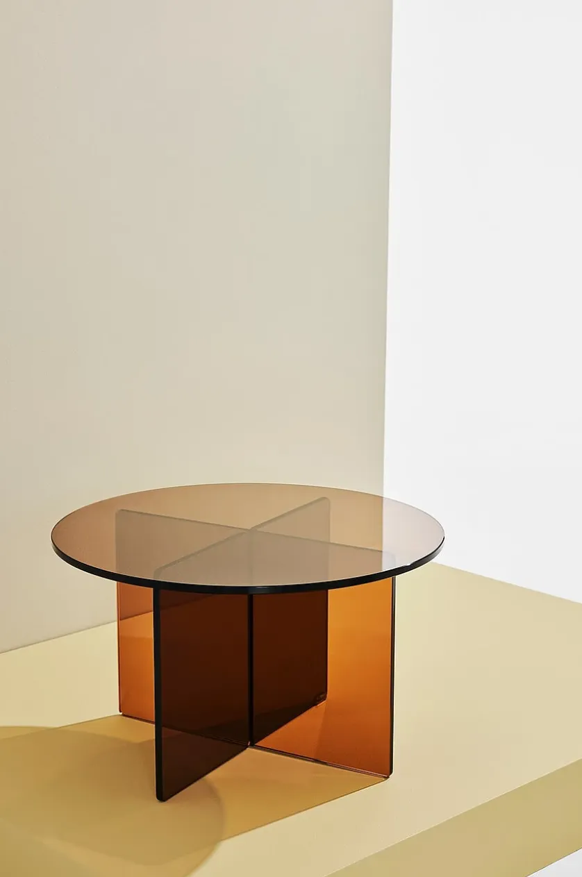 Iris sofabord i glas ⌀ 60 cm