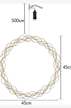 Krans Krøllet 45cm