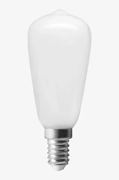 LED-pære E14 Edison Opalhvid, 39 mm