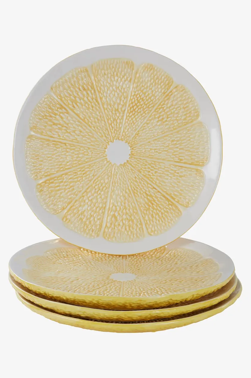 LEMON tallerken 4-pak ø 27 cm