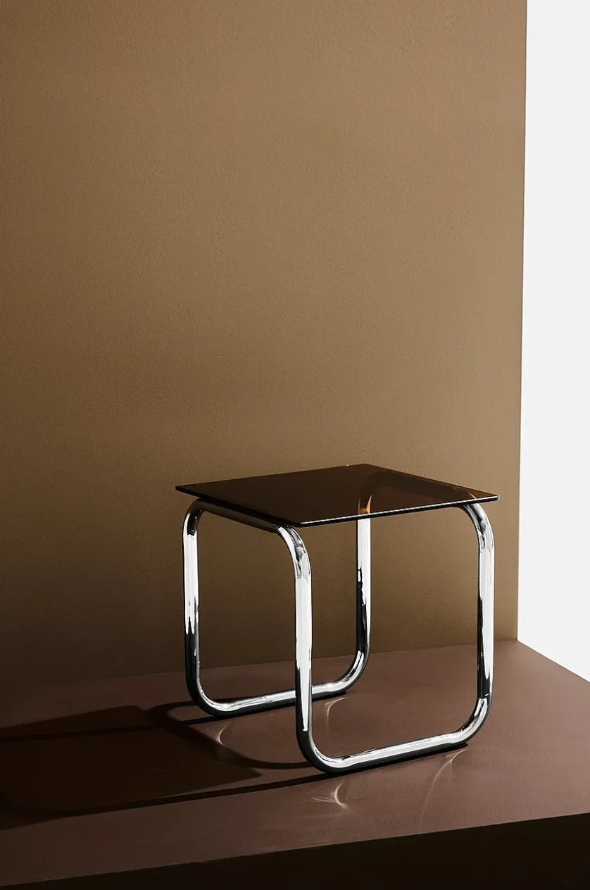 Lulu sidebord krom/glas højde 45 cm