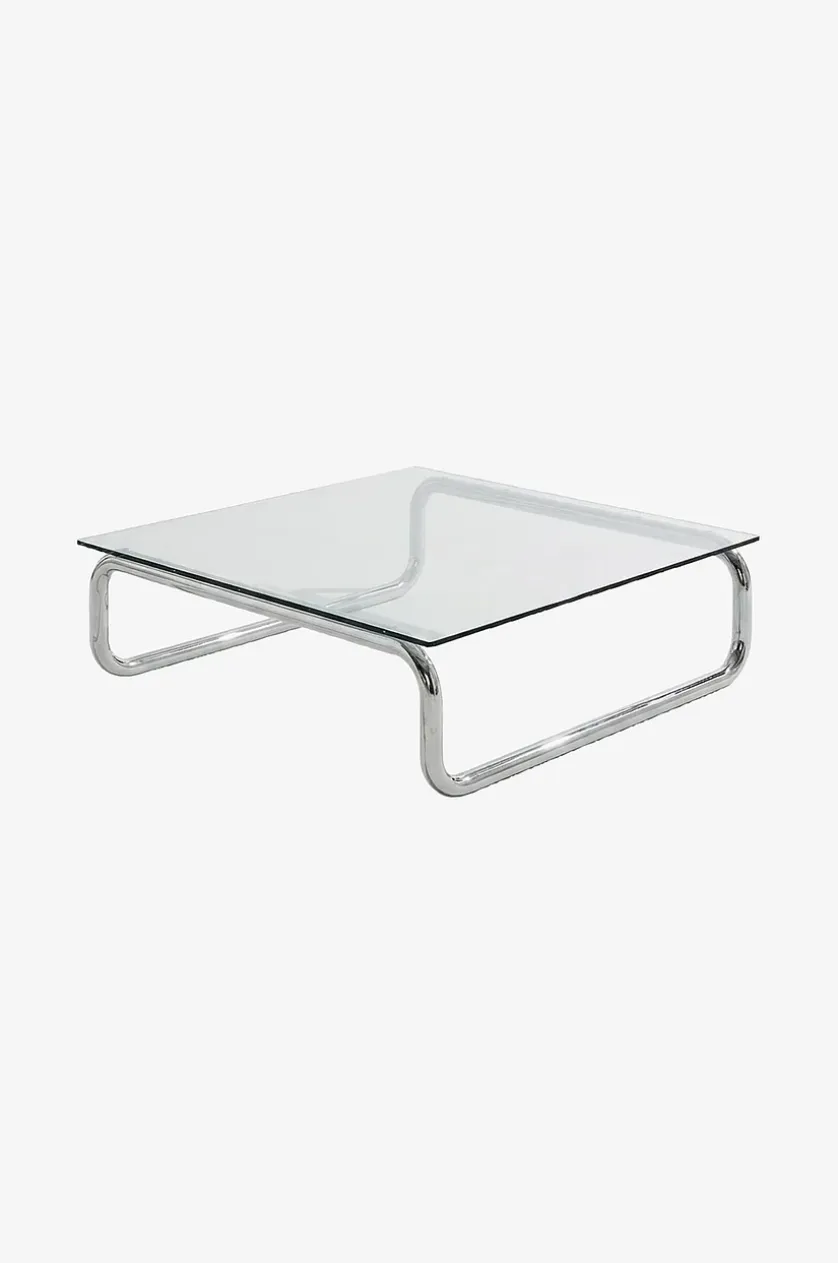 Lulu sofabord krom/glas 100x100 cm