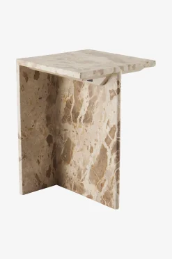 MELETO sidebord marmor 35x35 cm
