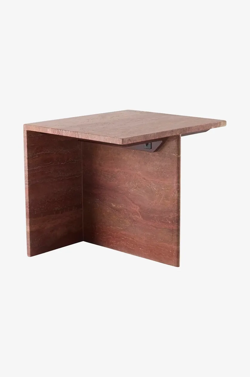 MELETO sidebord travertin 40x45 cm