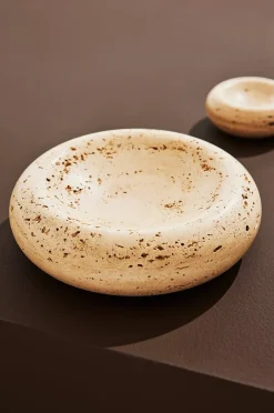 Moon-skål travertin Ø22 cm
