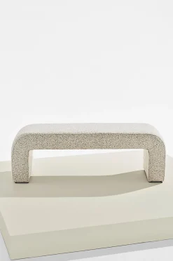 Odette bænk i bouclé 120x41 cm