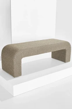 Odette bænk i bouclé 120x41 cm
