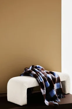 Odette bænk i bouclé 120x41 cm