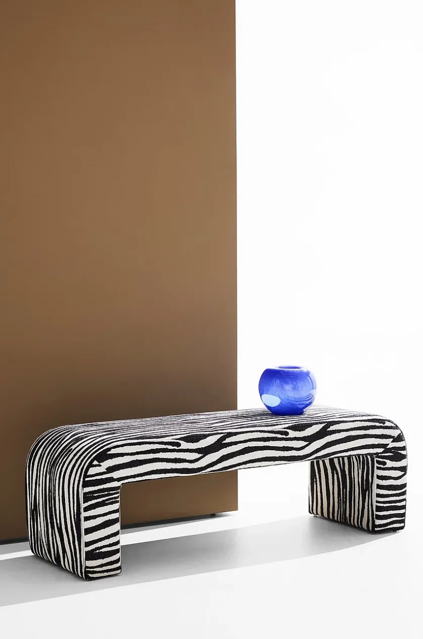 Odette bænk zebra 120 cm