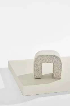 Odette puf i bouclé 45x41 cm