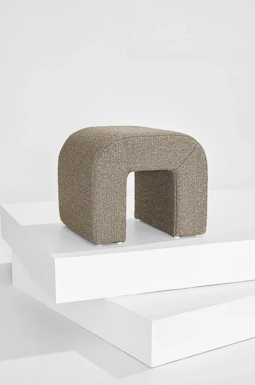 Odette puf i bouclé 45x41 cm