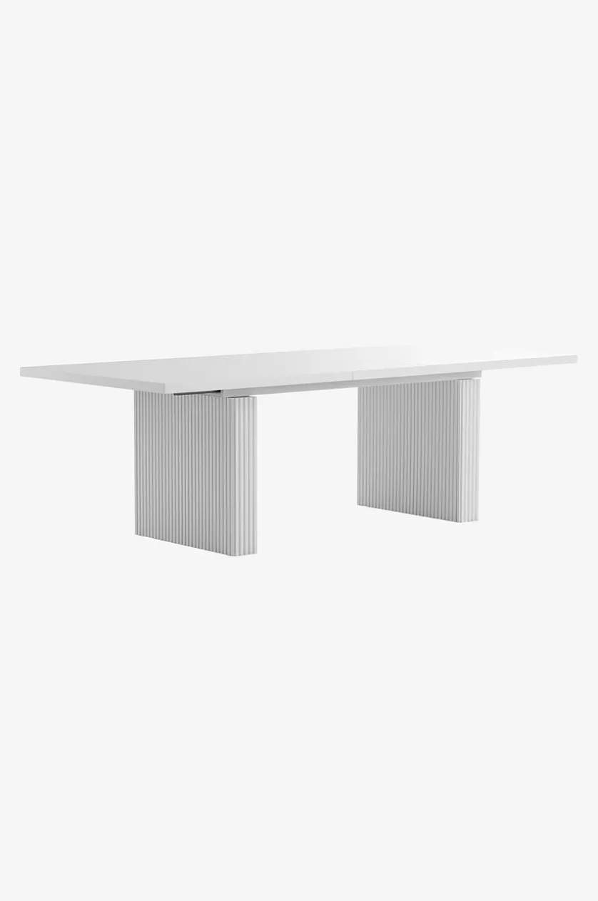 PALANZO spisebord med tillægsplade 105x196+45 cm