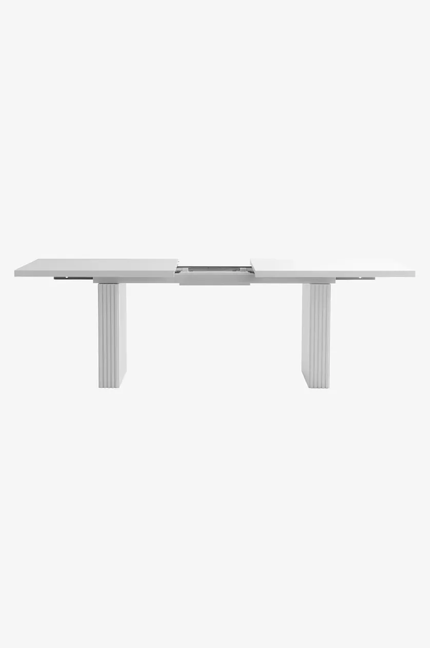 PALANZO spisebord med tillægsplade 105x196+45 cm